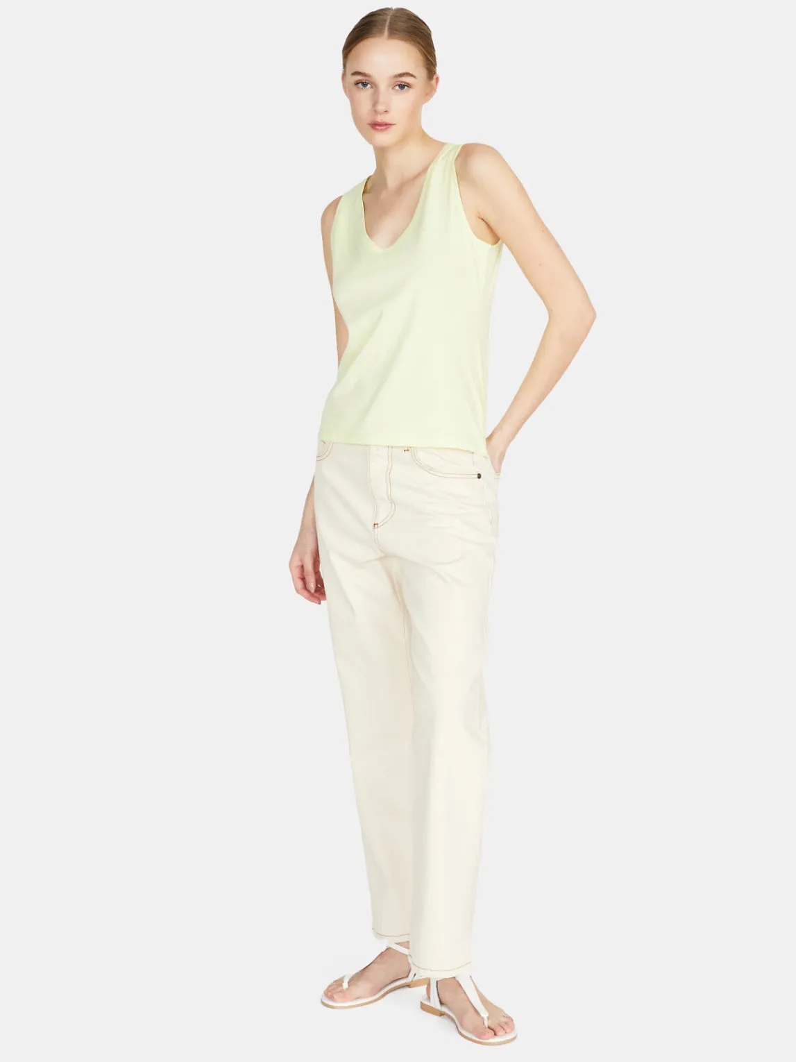 Women Sisley Tops & T-Shirts<V-Neck Tank Top