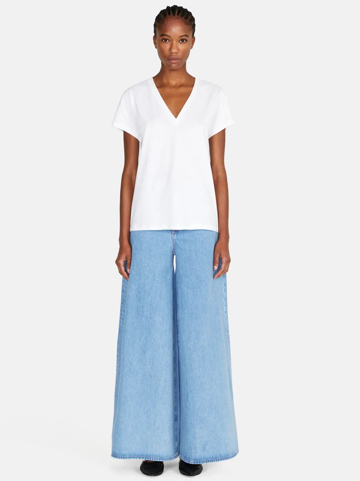 Women Sisley Tops & T-Shirts<V-Neck T-Shirt