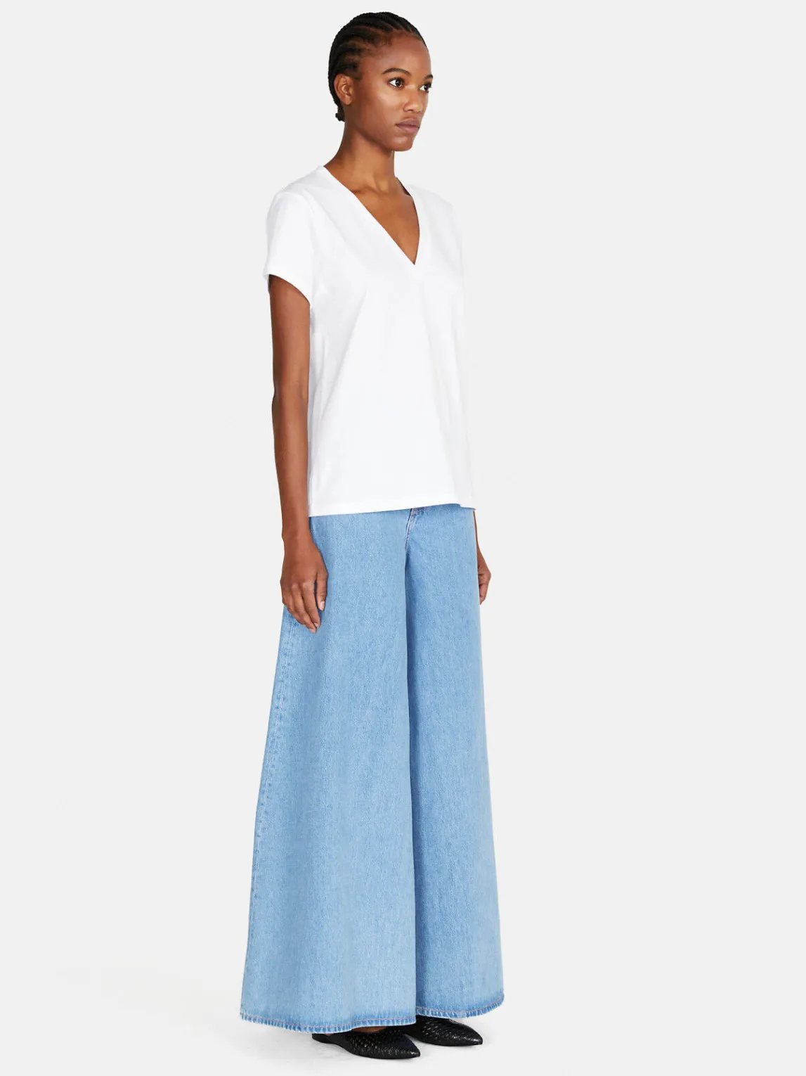Women Sisley Tops & T-Shirts<V-Neck T-Shirt
