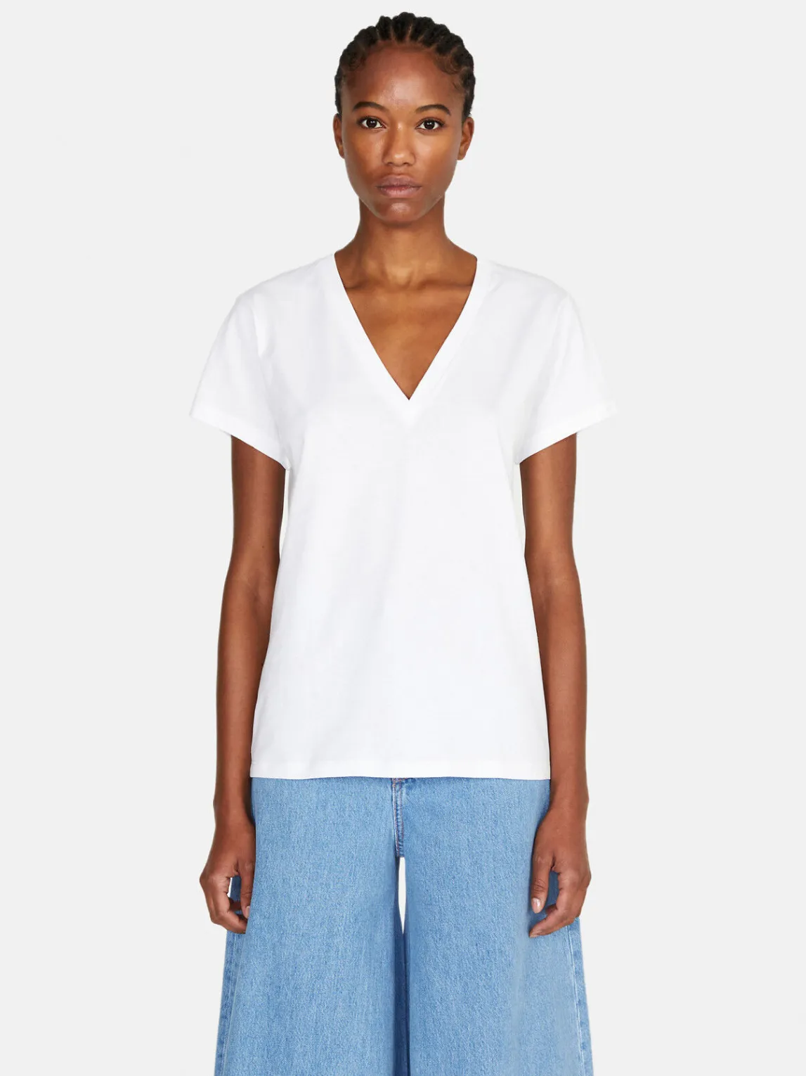 Women Sisley Tops & T-Shirts<V-Neck T-Shirt