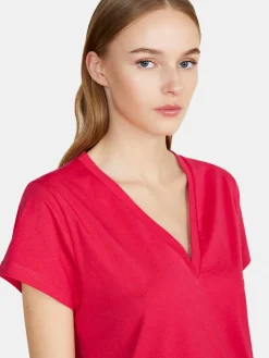Women Sisley Tops & T-Shirts<V-Neck T-Shirt