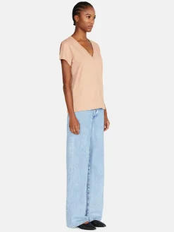 Women Sisley Tops & T-Shirts<V-Neck T-Shirt