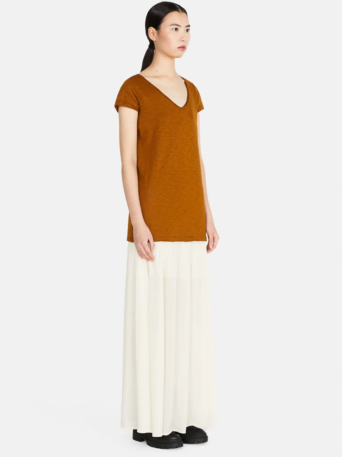 Women Sisley Tops & T-Shirts<V-Neck T-Shirt