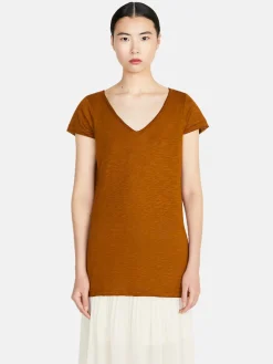 Women Sisley Tops & T-Shirts<V-Neck T-Shirt