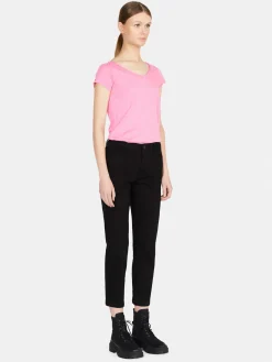 Women Sisley Tops & T-Shirts<V-Neck T-Shirt