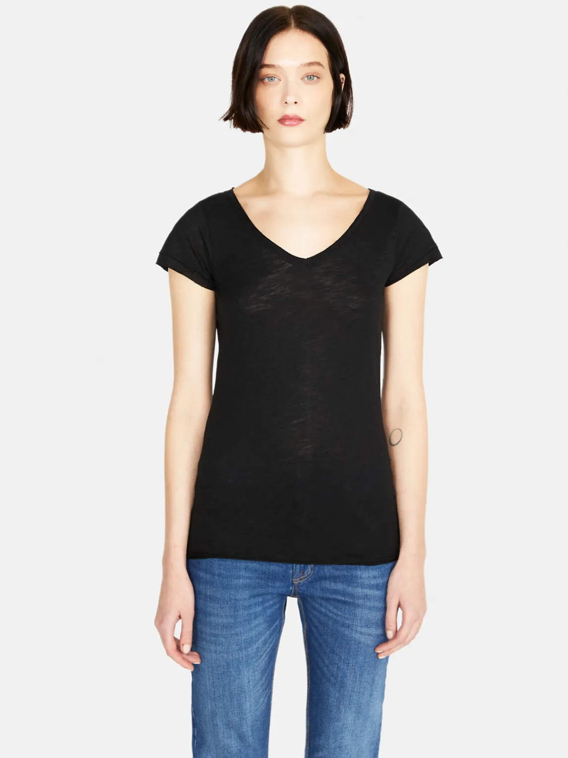 Women Sisley Tops & T-Shirts<V-Neck T-Shirt