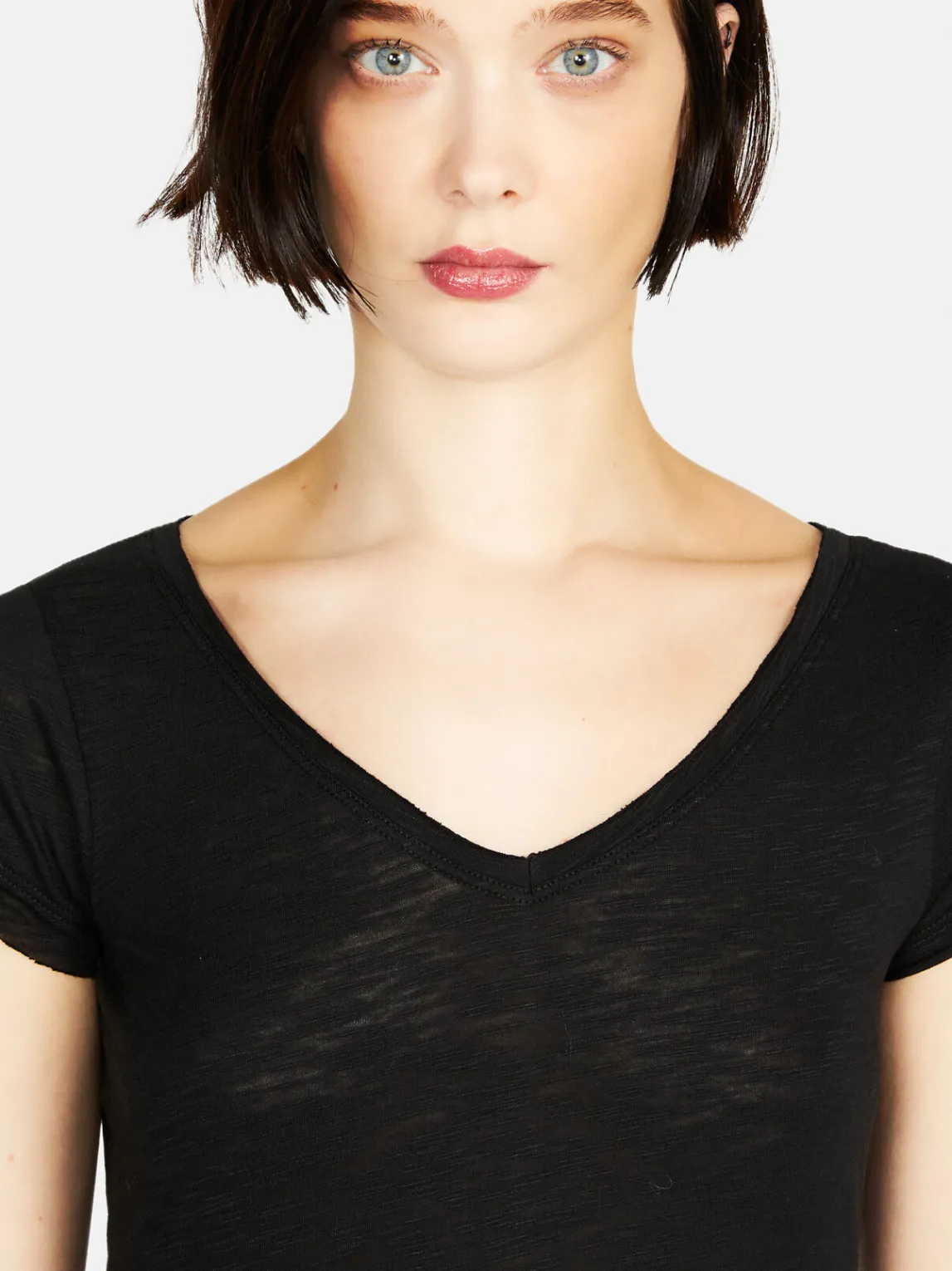Women Sisley Tops & T-Shirts<V-Neck T-Shirt