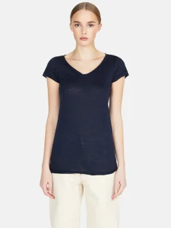 Women Sisley Tops & T-Shirts<V-Neck T-Shirt