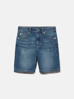 Boys Sisley Trousers<Worn Look Denim Bermudas